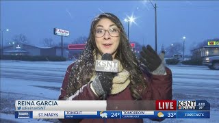 Snowfall in Emporia