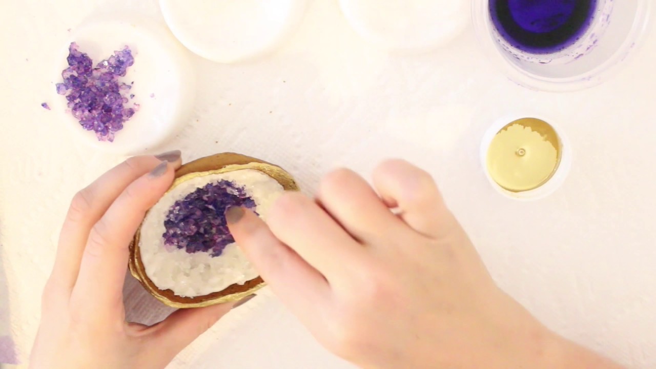 Rock Candy Geode Cookie Tutorial YouTube