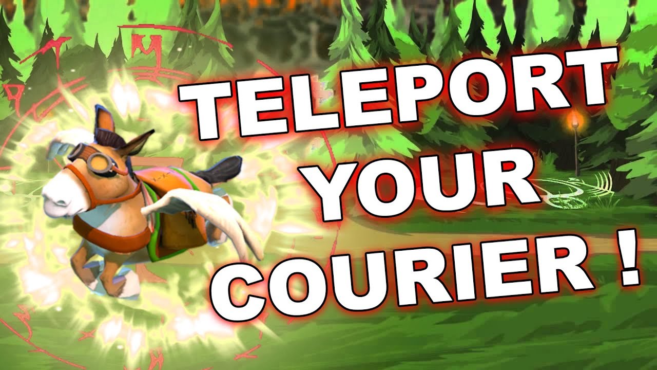 Дота 2 Фишки: Как Телепортировать Курьеров! 7.20Е