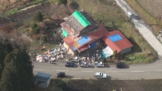 復旧急ピッチ、余震続く被災地 ＪＲ大糸線は土砂流入