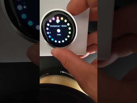 Smart Thermostat Knob – CrowPanel 1.28" ESP32-S3 Rotary Display (240x240) – Home Assistant Demo