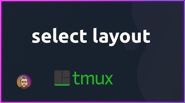 tmux select layout