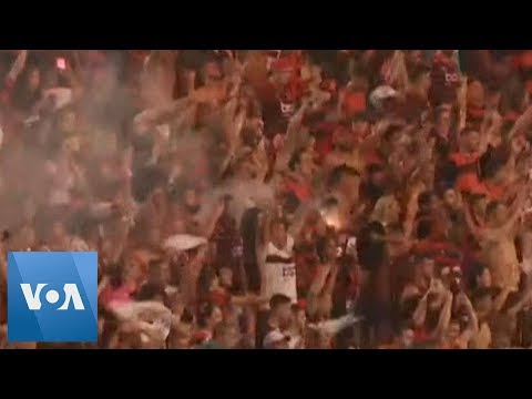 Flamengo Supporters Celebrate Copa Libertadores Win