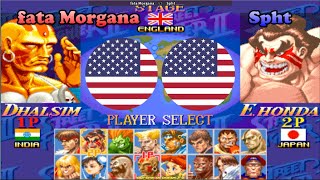 #arcade Super Street Fighter 2 Turbo ➤ fata Morgana (Usa) vs Spht (Usa) 슈퍼 스트리트 파이터 2 터보