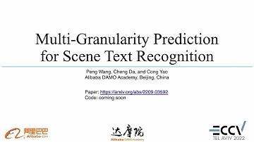 Multi-Granularity Prediction for Scene TextRecognition (ECCV2022)