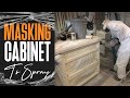 How to Mask Off a Kitchen! Masking off Cabinets for Airless Spraying!