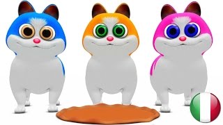 I Tre Gattini | Filastrocche in italiano | Rime per i bambini | Animazione per i bambini