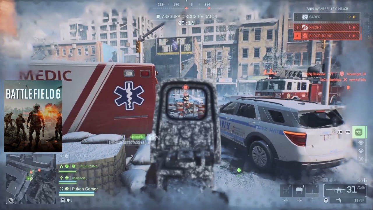 Battlefield 6 DESAFÍO PUNTO CRÍTICO EN NUEVA YORK NEVADO