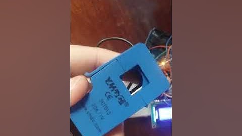 Funcionamento Medidor de Corrente não Invasivo