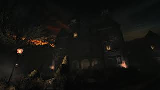 Outlast  Outside The Asylum Ambience wind Thunder Wolves Owls rickets