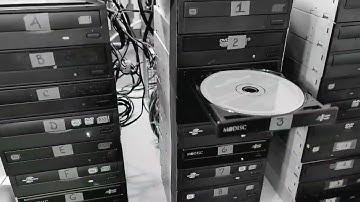 Massive DIY CD Ripping station.