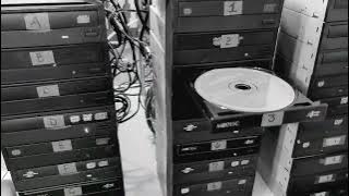 Massive DIY CD Ripping station.