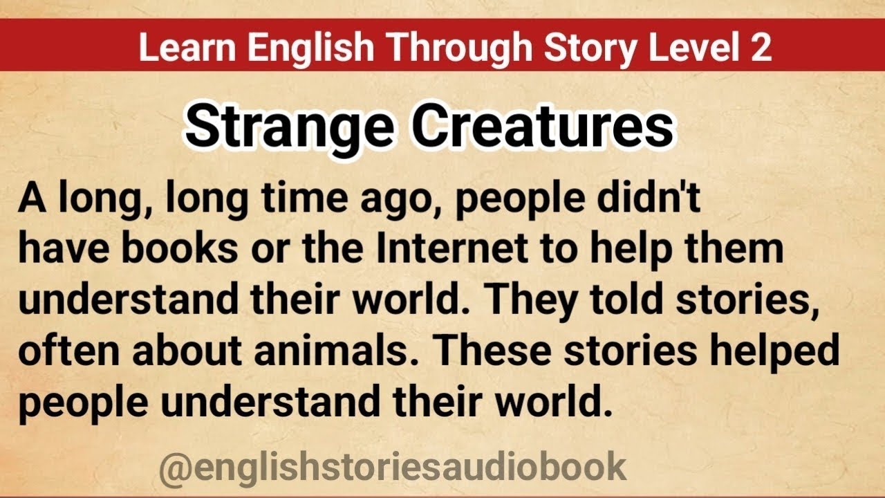 Learn English through Story || Level 1 || Listen English Story ...