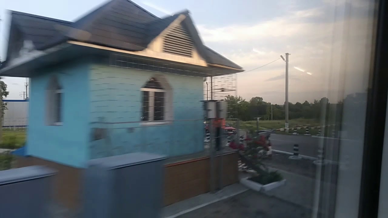 Вид с окна Hyundai Rotem. Где-то под Полтавой.