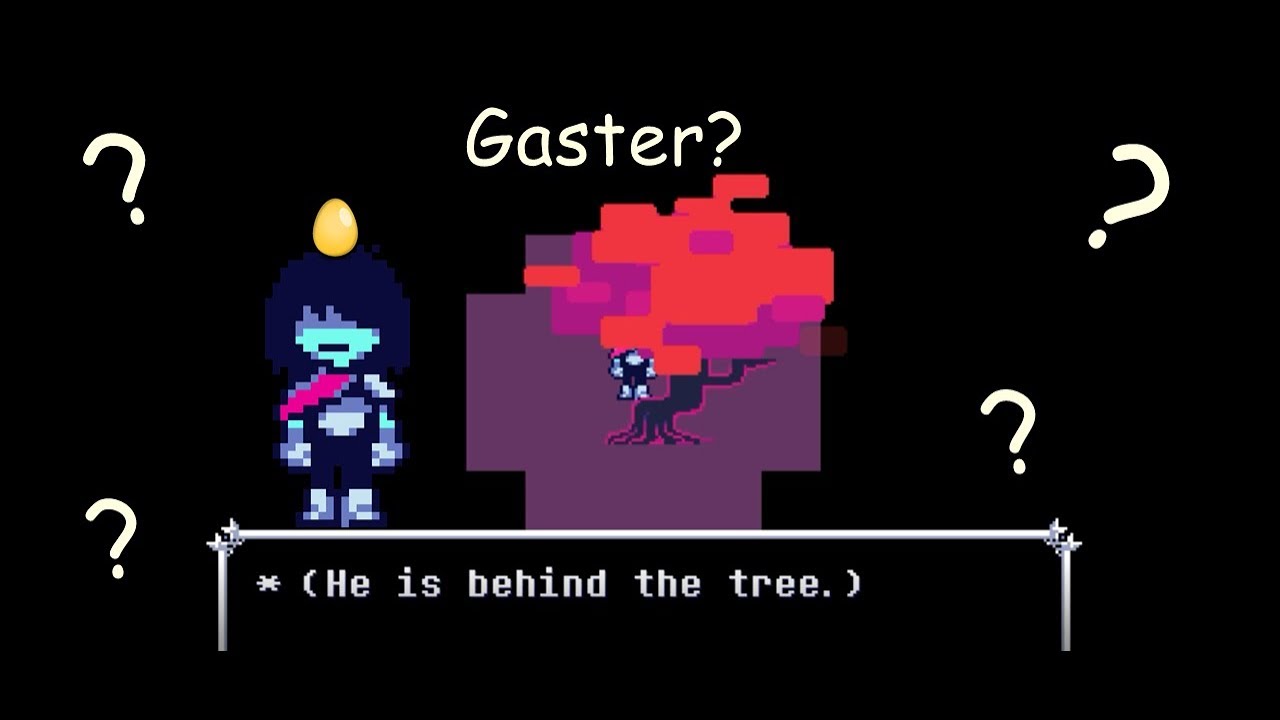 DeltaRune SECRET AREA!?!? Who is behind the tree & we got an Egg