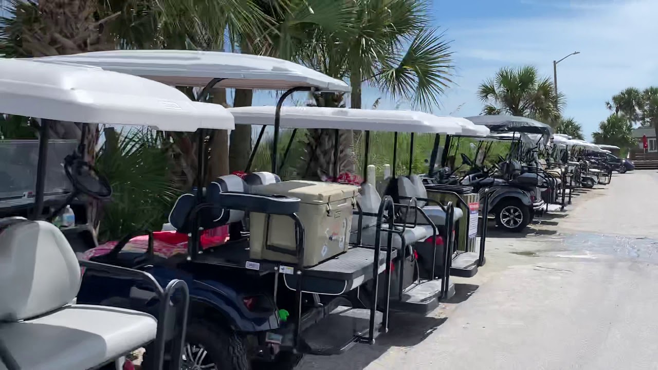 Ocean Lakes, SC Golf Cart Parking YouTube