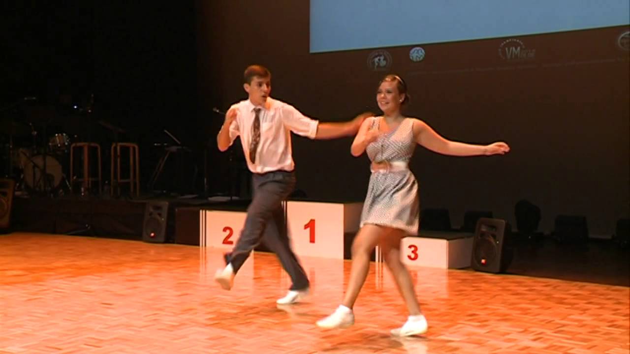 VERON Charly   VERON Dorine   junior semi   VM 2014 Molde