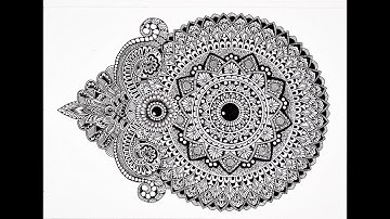 Mandala art tutorial part 2 | How to draw Mandala art for beginners |  Mandala art creative design