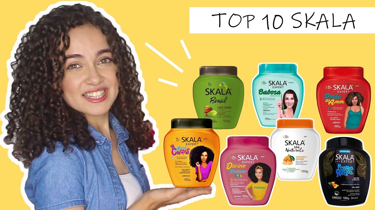 MELHORES CREMES DA SKALA PARA CADA FUNÇÃO | Pré shampoo, Máscara e Finalização.