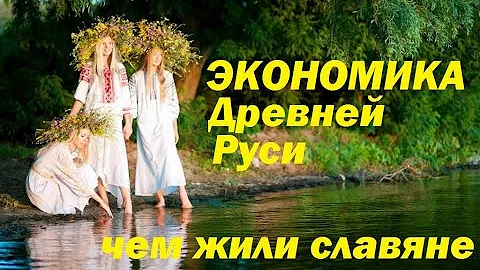 за счёт чего жили в древней Руси.экономика финансы промышленность хозяйство у русичей.