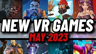It's a BIG MONTH for NEW VR games! // NEW Quest 2, PCVR & PSVR2 games MAY 2023