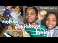 MAKING GINGERBREAD HOUSES (CHRISTMAS EVE EDITION) | 12 DAYS OF VLOGMAS (day 11!!!)