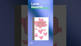 Love Heart Primary Composition Notebook #shorts