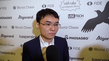 Jerusalem Grand Prix 2019 Round 1, Game 2. Interview with Yu Yangyi