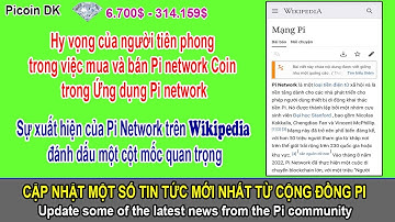 Hy vọng của người tiên phong, trong việc mua và bán Pi network Coin trong Ứng dụng Pi network