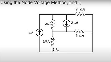 Node Voltage Method (Problem #9)