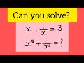 “Solve This Algebra Trick in 5 Minutes 🤯 | x⁵ + 1/x⁵ Shortcut Method!”#maths @DailyMathWithHaseen