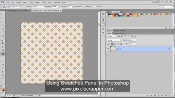 Using the Swatches Panel in Photoshop