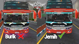 Cara pasang Livery Bussid Agar Tidak Buram/Burik - Bus Simulator Indonesia