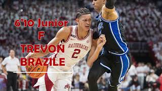 Trevon Brazile Arkansas 2024-2025 Highlights