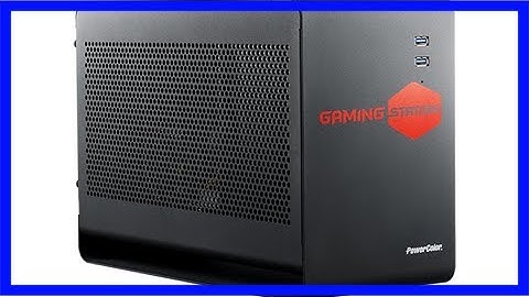 Powercolor’s new gaming station external gpu enclosure will take up to an nvidia titan xp