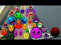 Lobotomy Dash And Geometry Dash Nextbots Family Chasing Me on a Roller Coaster in Garry's Mod!