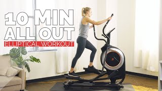 10 Min AllOut Elliptical HIIT Workout