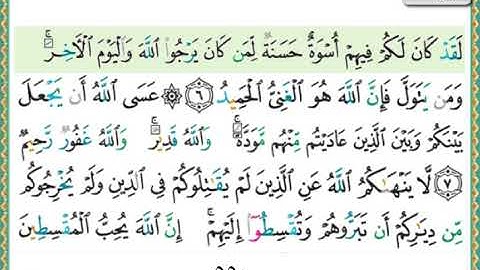 سورة الممتحنة الشيخ ناصر القطامي
