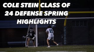 COLE STEIN CLASS OF 24 DEFENSE SPRING HIGHLIGHTS