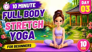 Download lagu Daily Stretch Yoga for Beginners 🌿 | Relax & Feel Better | 10 Mins #yoga
