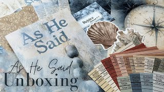 As He Said Unboxing | By the Well 4 God | July 2026