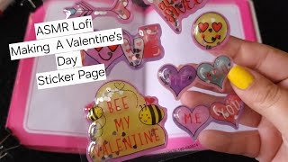 ASMR• Lofi• Making A Valentine's Day Sticker Page• Dollar Tree Stickers screenshot 2