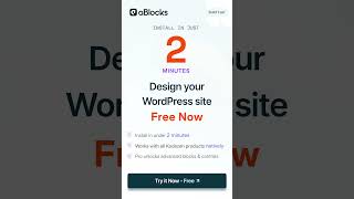 Build Your Dream WordPress Site in Minutes with Ablocks
