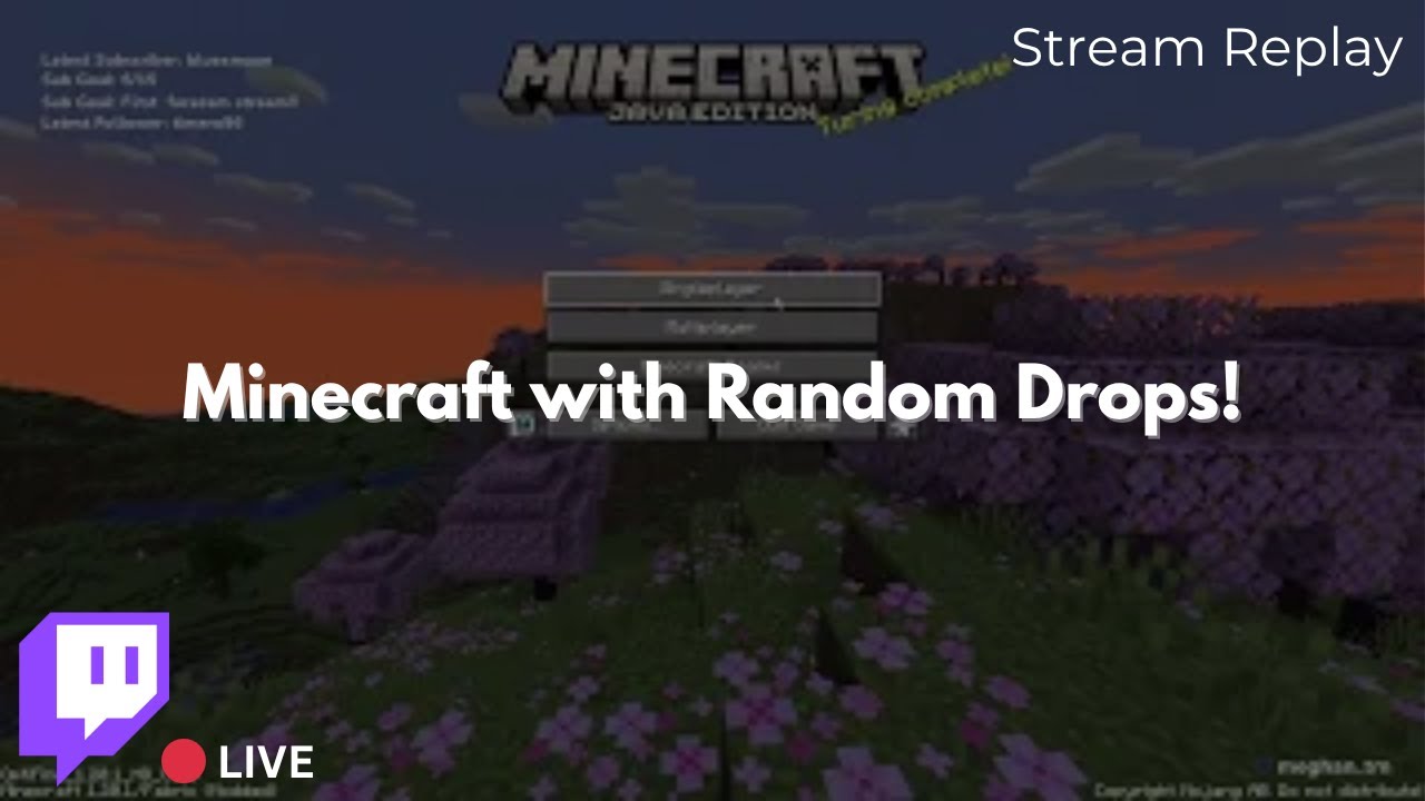 Beating Minecraft with Random Drops Then Fortnite w Inky - YouTube