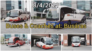 Buses & Coaches at: Busáras (8/4/2021)