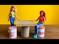 DIY Barbie Breakfast Table || Cara Membuat Meja Makan Barbie