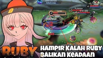 Ketemu Party Keras Terpaksa Harus Pakai Build 1X Combo | Build Ruby Tersakit 2022 - MLBB