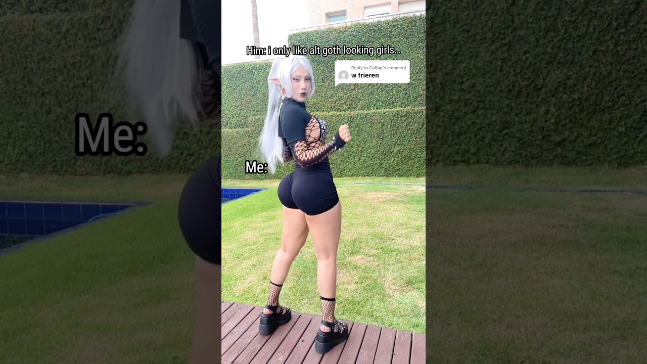 Went cute to illegal REAL fast 😳 #anime #cosplay