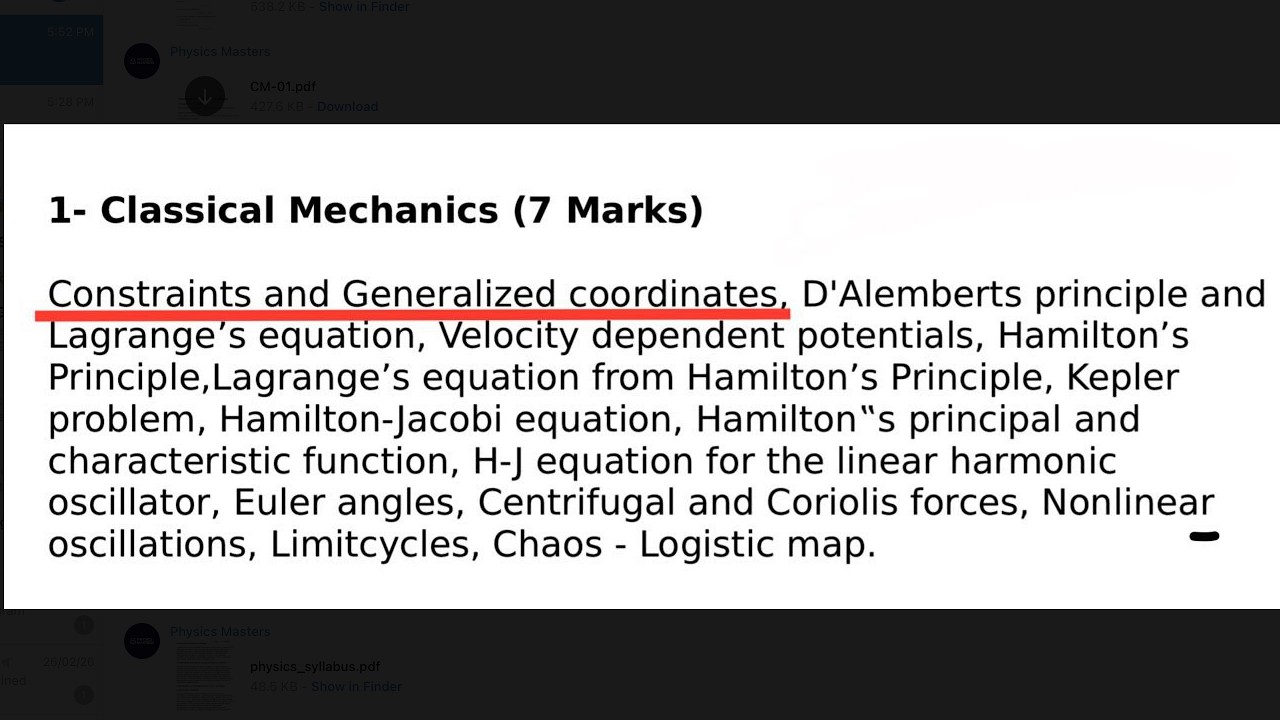 Lecture 01 | HSST Physics| Classical Mechanics | Kerala PSC | Crash Course