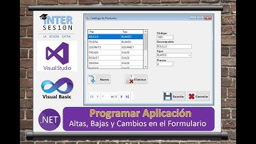Visual Basic .NET #4 CRUD Altas, Bajas y Cambios en los registros de la tabla, Programar los botones